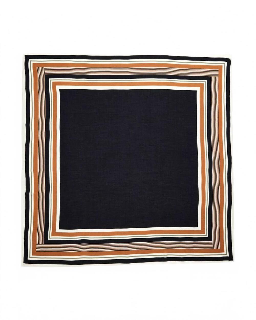 NEW RAG & BONE women's lina striped scarf in olive stripe